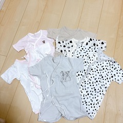 50-60 コンビ肌着 6枚セット