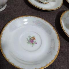 ラスター彩 カップ&ソーサー　ポット　セットの画像