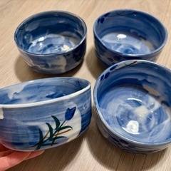 【譲り先決まりました】和食器セット　梅祥瑞　台付レンゲ、たち吉　角大鉢、鉢　小鉢　　の画像