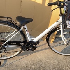 ☆中古自転車 ママチャリ丸石サイクルステルスV27インチW61PFVP276K