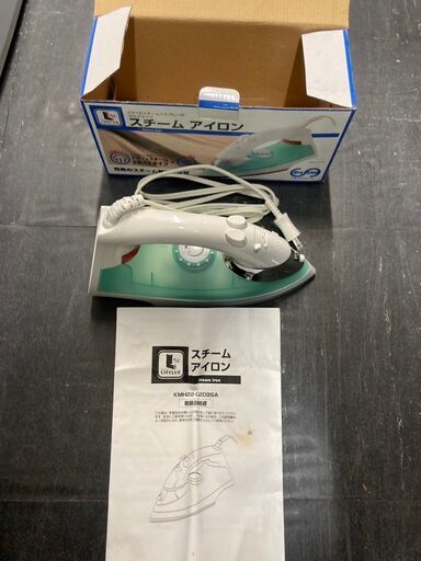 ☆中古￥1,500！コーナン　スチームアイロン　家電　2010年製　KMH22-0209SA型　【BC057】