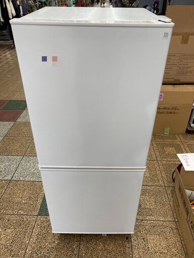 ☆中古￥9,800！ニトリ　106㍑2ドア冷蔵庫　家電　2020年製　NTR-106WH型　幅48㎝ｘ奥行49㎝ｘ高さ113㎝　【BC063】