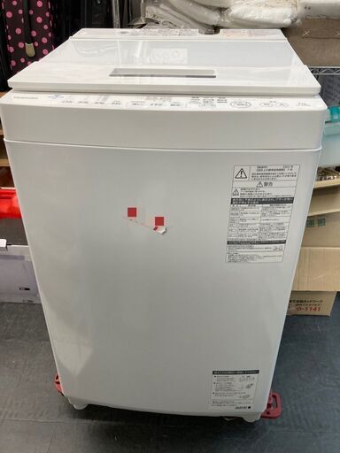 ☆中古￥12,800！TOSHIBA　7.0kg洗濯機　家電　2020年製　AW-7D8型　【BC064】