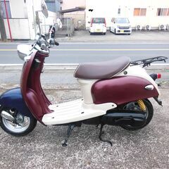 YAMAHA 2st VINOビーノ ダークブルレッド セル始動　メーターオーバーし速く好調 　プラグ　バッテリライト電球他新品交換 かなりお金かけ多数交換や 納車整備点検済み 登録後すぐ乗り出せます。直接引き渡し　配送手配も可　SA10J　５AU　４JP　原付の画像