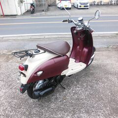 YAMAHA 2st VINOビーノ ダークブルレッド セル始動　メーターオーバーし速く好調 　プラグ　バッテリライト電球他新品交換 かなりお金かけ多数交換や 納車整備点検済み 登録後すぐ乗り出せます。直接引き渡し　配送手配も可　SA10J　５AU　４JP　原付の画像