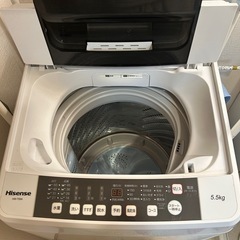 【決まりました】2017年製　洗濯機の画像