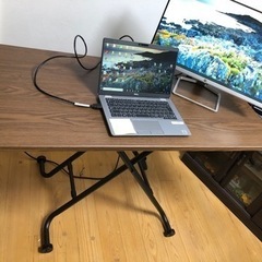 ニトリ　昇降デスク　　デーブル　テレビボード　テレビ台　セットの画像