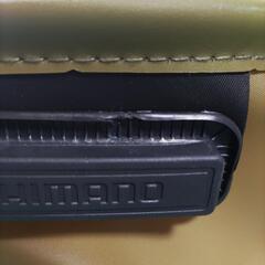 ☆　新品　シマノ　釣りバケツ　水くみ　バッカン　キャンプ　カーキ色　21㎝　☆の画像