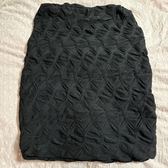 zara 黒 タイトスカート オフィスウェア の画像