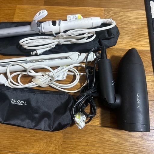 取引決定SALONIAドライヤーとアイロン