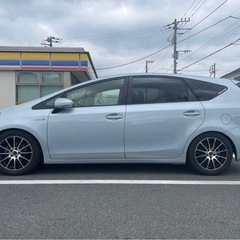 HVバッテリー交換済 プリウスαカスタム グレードG 車高調TRDマフラー神奈川の画像