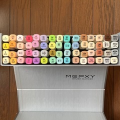 【未使用】Mepxy メクシー　ブラシマーカー　60色　アルコールマーカー　イラストの画像