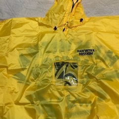  【値下げ】　レインポンチョ　MWAM　雨具　マンウィズ  カッ...