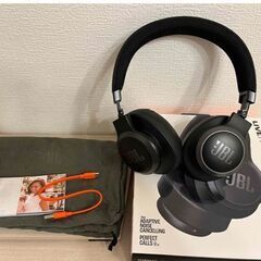 JBL ワイヤレスヘッドホン LIVE 770NC BLACK