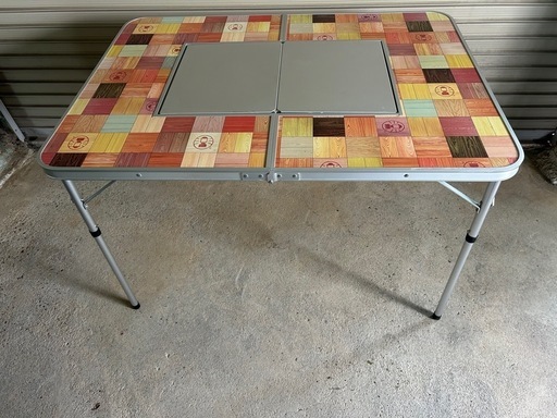 ナチュラルモザイクBBQテーブル110プラス コールマン キャンプ