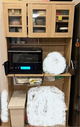LOWYA ロウヤ　食器棚　キッチン収納　使用期間1年半