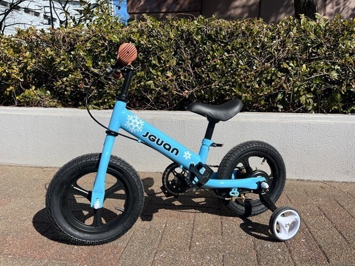 【美品】JGUON バランスバイク 青 補助輪付き 美品】JGUON バランスバイク 青 補助輪付き 【公式通販】