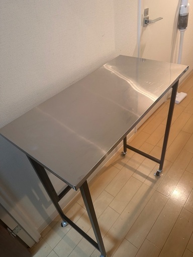 キッチンカウンター　ステンレス天板 折りたたみ RPSST-8040C 山善 YAMAZEN