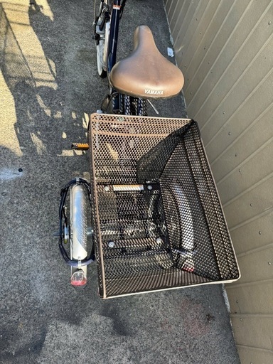 YAMAHA 電動アシスト三輪車 前カゴ付き YAMAHA 電動アシスト三輪車 前