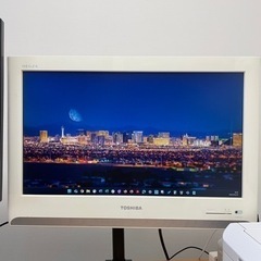 TOSHIBA 19A8000 PC拡張ディスプレイ完動品の画像