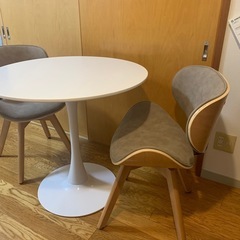 韓国風テーブルチェアセット