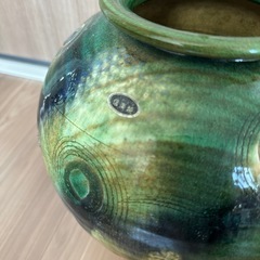 信楽焼　壺の画像