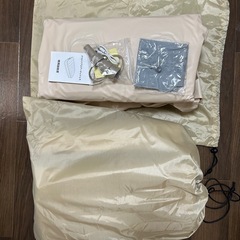 エアーベッド 【シングル】電動ポンプ　キャンプ エアーマット 折...
