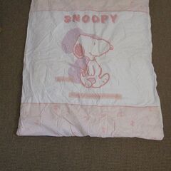 スヌーピー赤ちゃん～幼児さん用お布団♪【掛・敷＆交換用カバー付】園でのお昼寝にも☆彡の画像