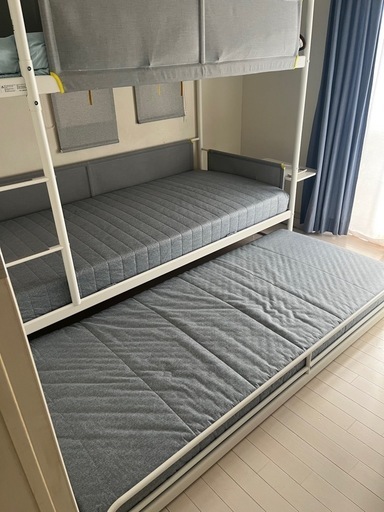 IKEA  ２段ベットフレームアンダーベッド付き