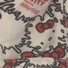 キティ 折り畳みボストンバックの画像