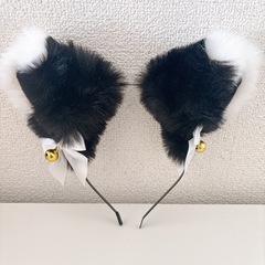 【新品】猫耳のカチューシャ（黒）