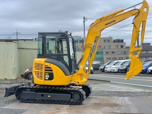 コマツ　ミニユンボ　PC50MR-2   倍速付き　ブレーカー配管　操作パターン切り替え可能  鉄キャタゴムパッド エアコン　取扱説明