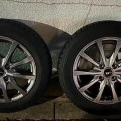 軽自動車用、アルミホイールスタッドレスタイヤ（4本） (ぐでたま 