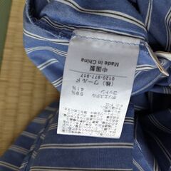 【4/5で削除します】ストライプのシャツと薄紫のカットソー2枚セットの画像