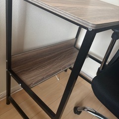 在宅デスク・イス　セットの画像