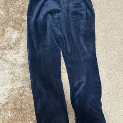 ネイビー フリース パジャマの画像