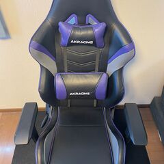 AKRACING ゲーミングチェア デスクチェア OVERTURE-PURPLE 紫の画像