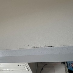 長机 140cm × 60 cm 白　解体済みの画像