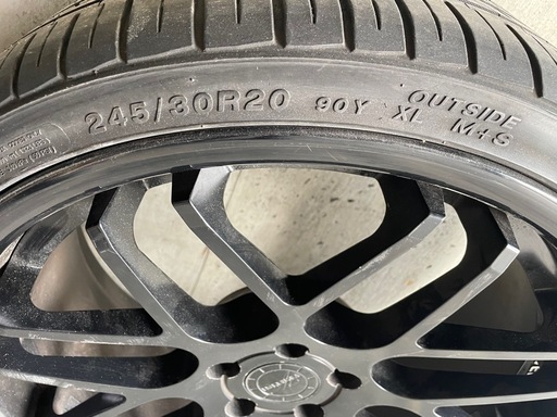 Audi・VERTINI・アウディ・アルミホイール４本セット・夏タイヤ付き・245/30R20