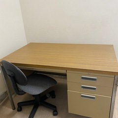 【取引終了】事務机(椅子付）