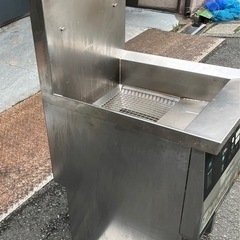 【動確済み】2020年製 ホシザキ 業務用 ガスフライヤー FL-18A-GA 都市ガス 単相 100V タイマー機能付き 洗浄温度設定 多機能 厨房 大阪の画像