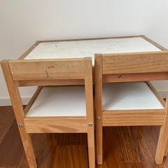 IKEA LATT　キッズテーブルとチェア