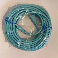 延長コード　10m 新品　色:水色　電動工具使用にもの画像