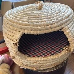 マット付き　ちぐら　ペット用ベッド　
