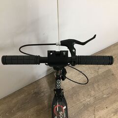 5/24 終 URBAN SCOOTER アーバンスクーター 折りたたみ式 キックボード ブラック×レッド 25c菊TKの画像