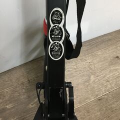 5/24 終 URBAN SCOOTER アーバンスクーター 折りたたみ式 キックボード ブラック×レッド 25c菊TKの画像
