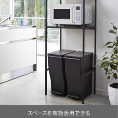 【受け渡し決定】山崎実業　ゴミ箱上ラック　towerの画像