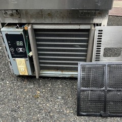 【動確済み】2019年 フクシマ 業務用製氷機 キューブアイスメーカー FIC-A25KT2 単相100V アンダーカウンター 幅400×奥行450×高800 大阪の画像