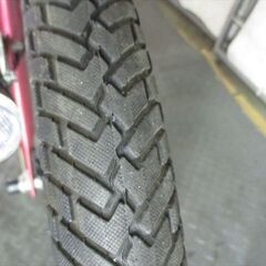 E147　★整備済み　中古　3人乗り対応子乗せ付自転車★マルイシ　フラッカーズ【20インチ　　赤】の画像