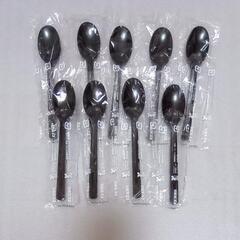 🍒無料🍒　使い捨てスプーン　黒